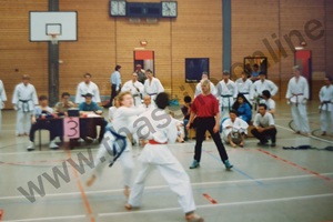 Thassilo im Kampf - Treffer und Punkt durch Technik